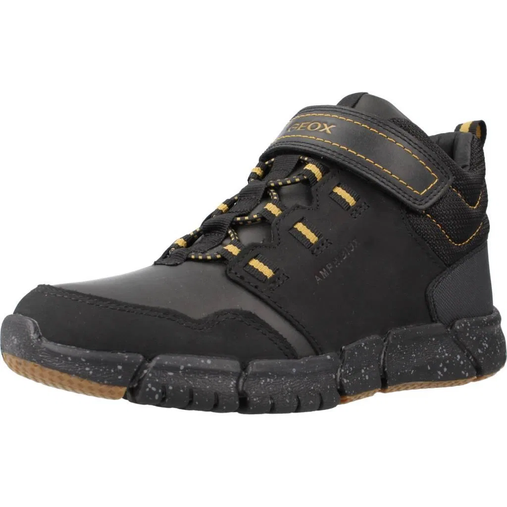 Детские кроссовки на липучке J Flexyper B.B ABX A Geox, Schwarz