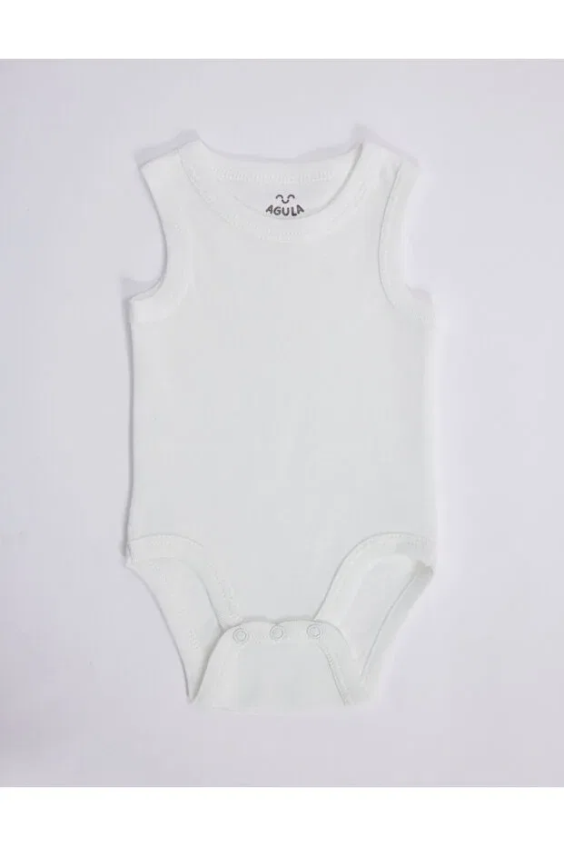 Детское боди для новорожденных хлопковое Agula, White — фото 4