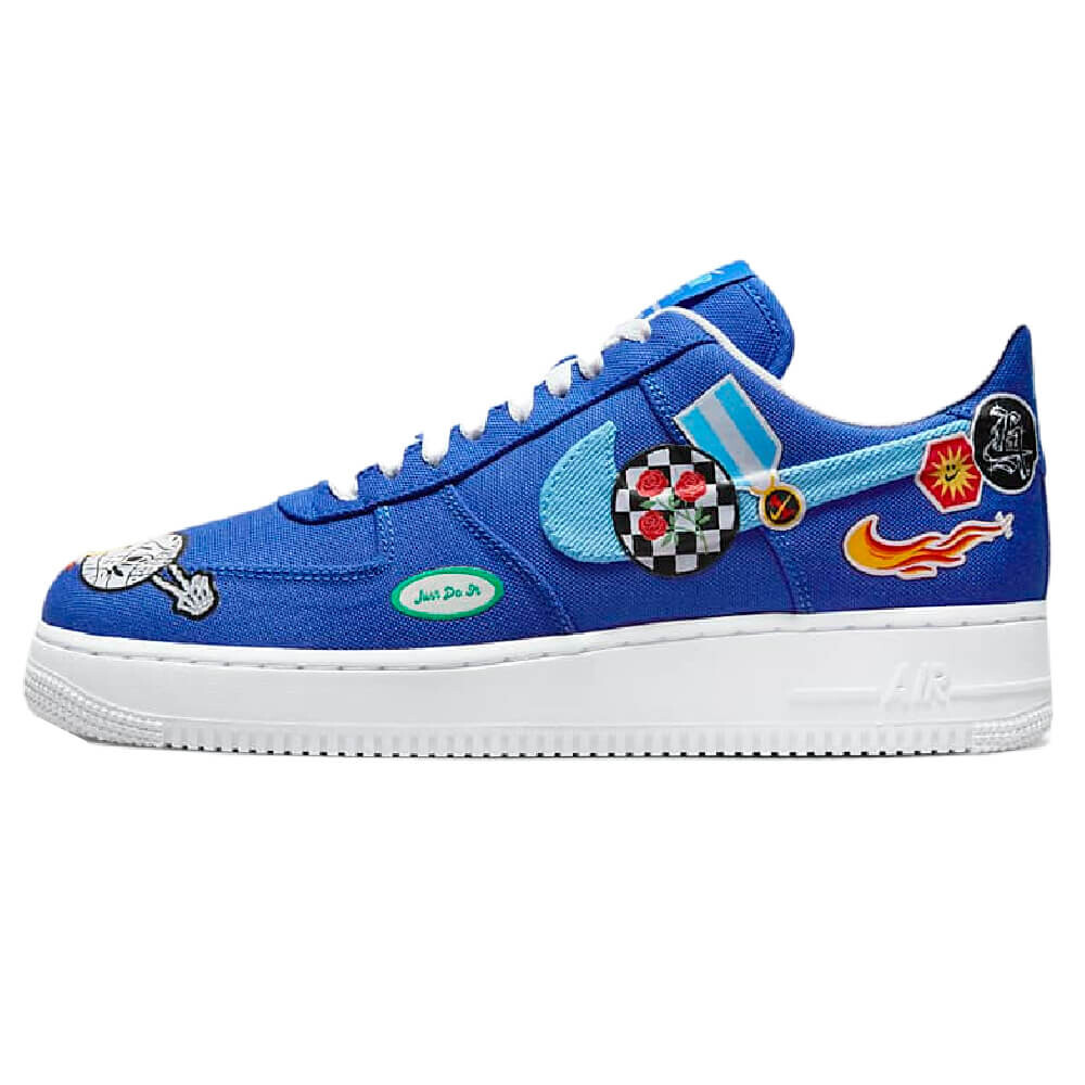 

Кеды Nike Air Force 07 Premium, бело-синий