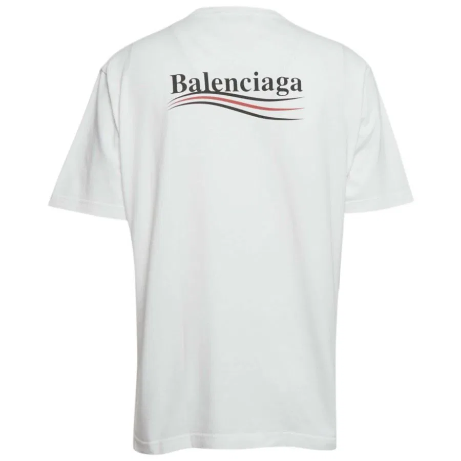 Мужская футболка с принтом Political Campaign Print Balenciaga — фото 2