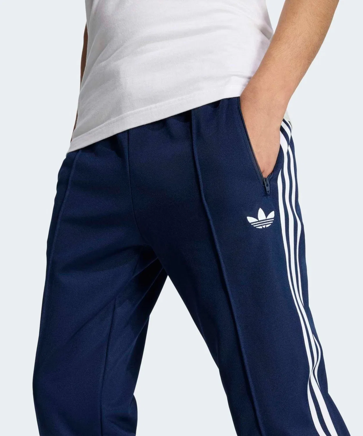 Мужские спортивные штаны классические с утяжкой Adidas Originals, Blue — фото 3