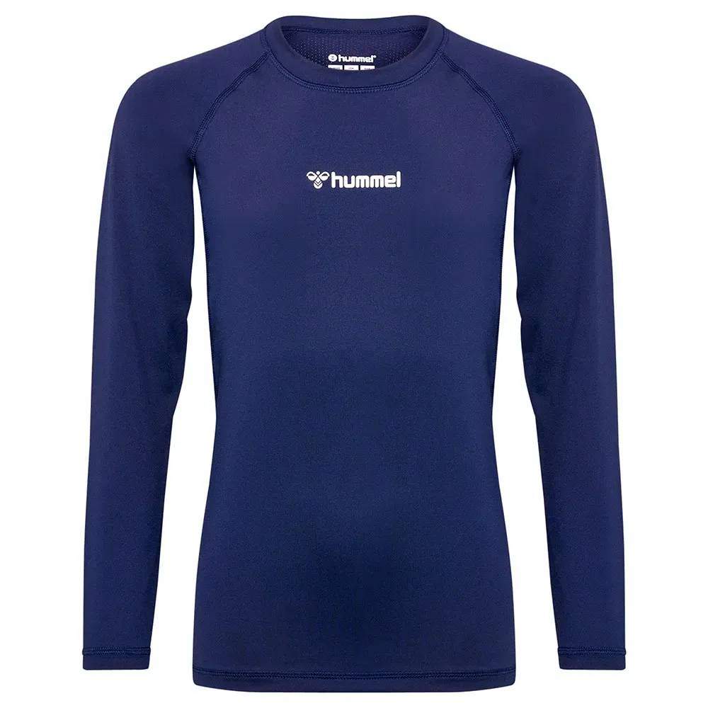 Детская футболка с длинным рукавом hmlBL PERFORMANCE TEE L/S Hummel, Blue