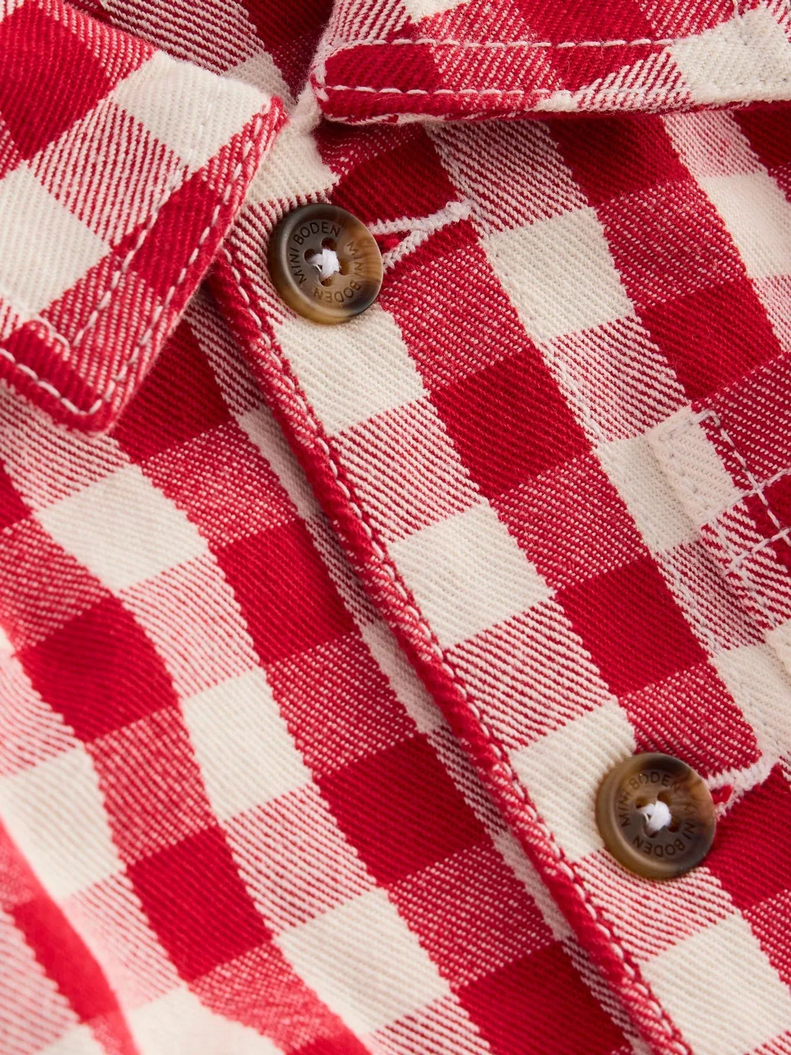Куртка из твила, модель Red Twill Boden, красный — фото 4
