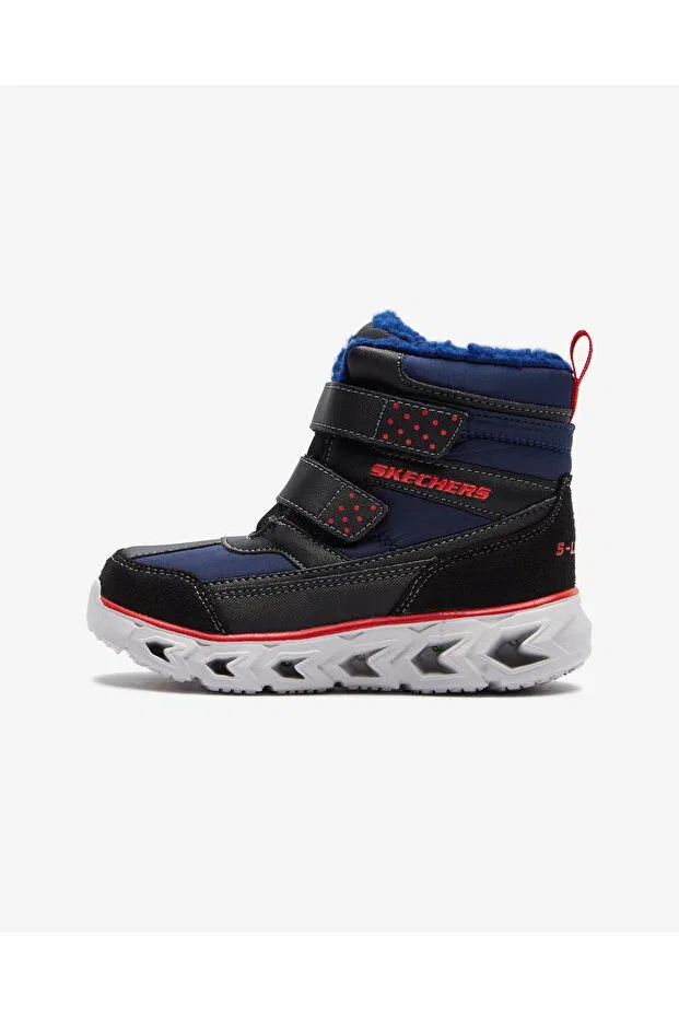 Детские ботинки для девочек на липучке Hypno - flash 2.0 - street breeze Skechers, Navy Blue