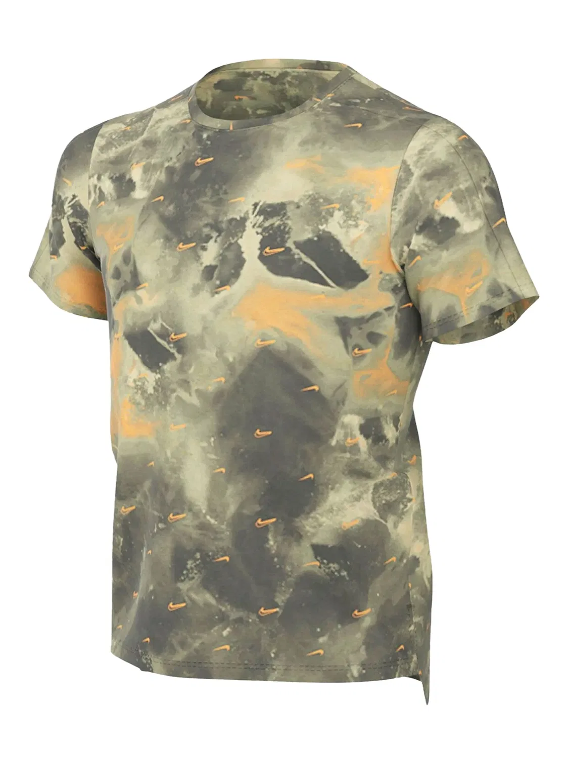 Футболка Dri-fit Col Aop Green Nike, зеленый