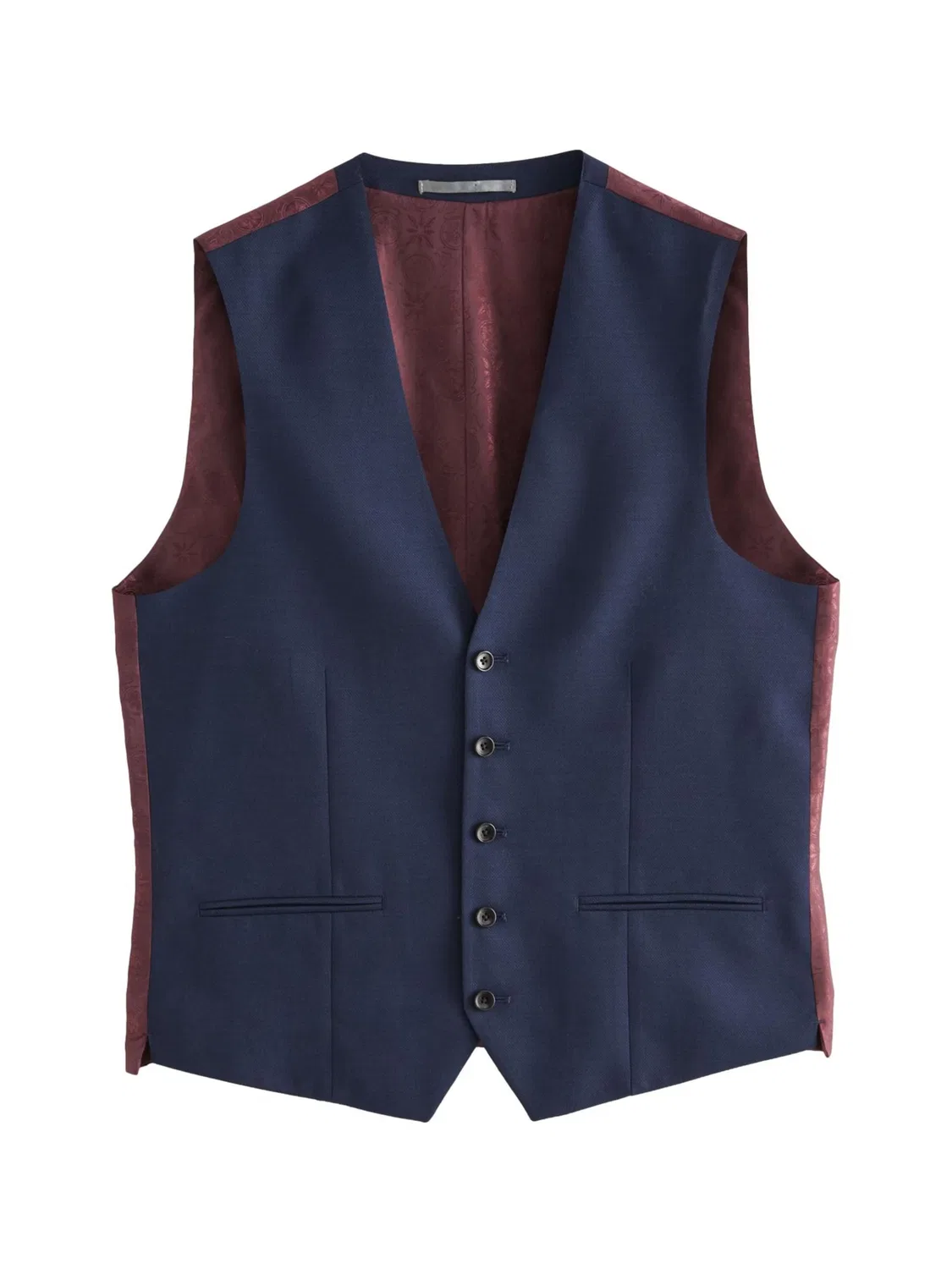Жилет Next Suit Vest Tollegno темно-синего цвета