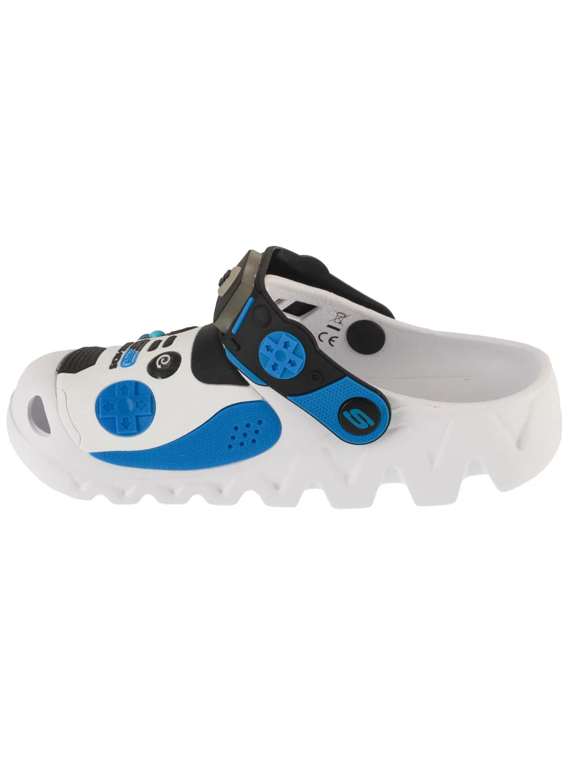 Сандалии SKECHERS Skechers Foamies: Zaggle - Hydro-Pointz белого цвета — фото 2