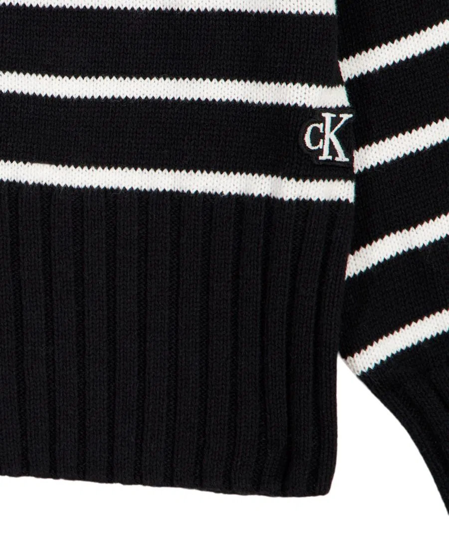 Свитер с молнией Calvin Klein, Black — фото 4