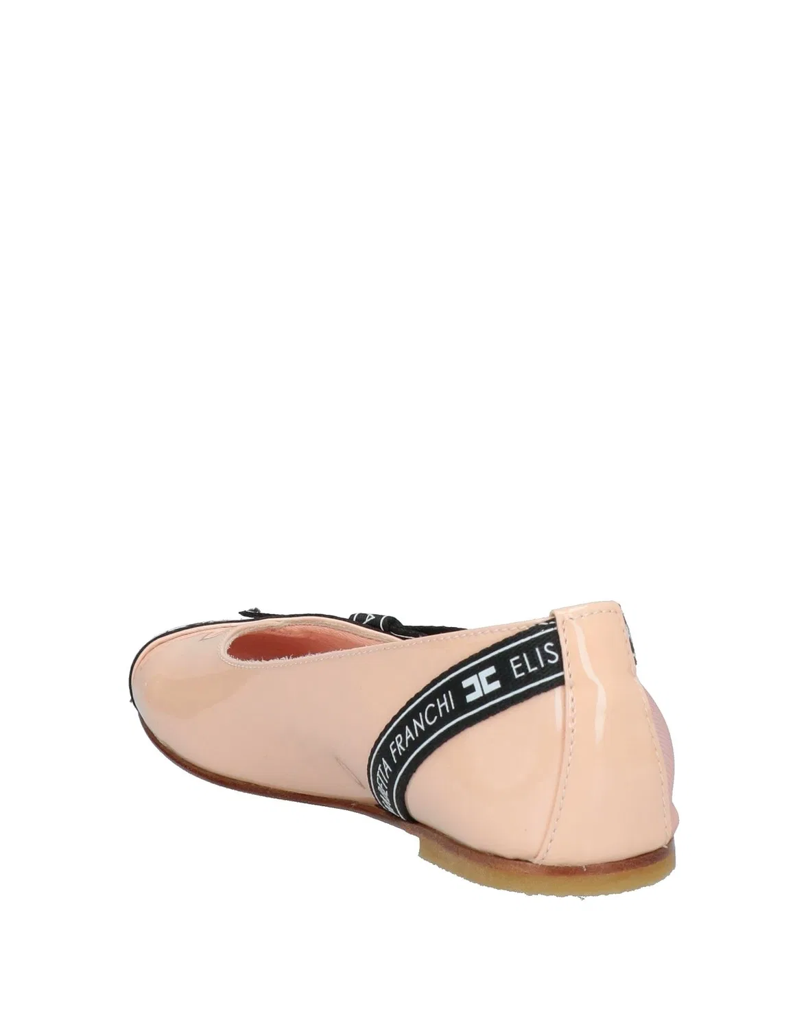 Детские балетки для девочек с бантом Elisabetta Franchi, Light Pink — фото 3
