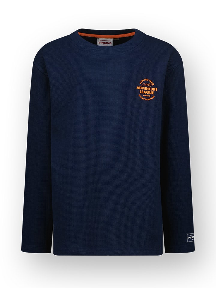 

Vingino Футболка с длинными рукавами «Хали» темно-синего цвета