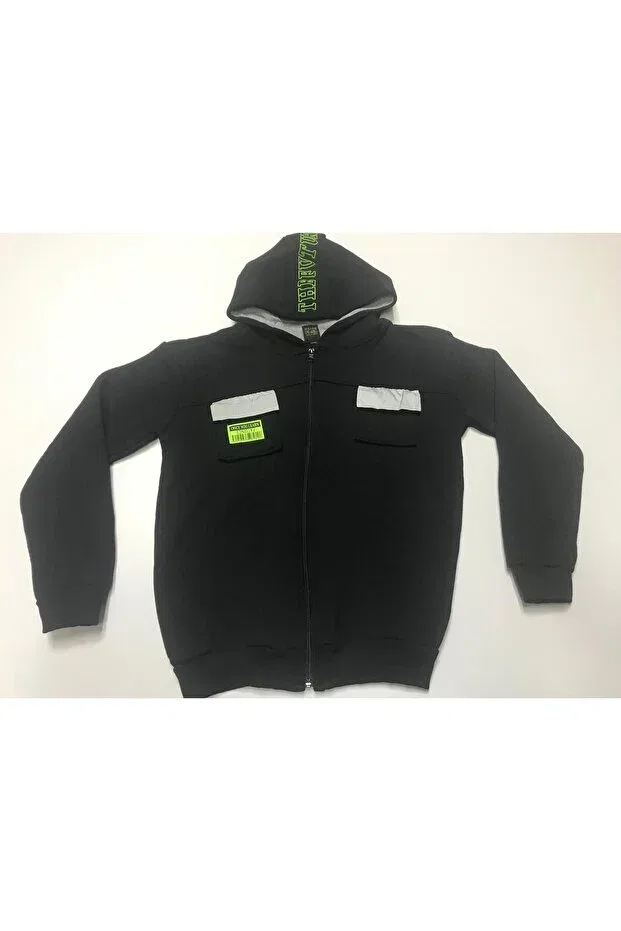 Мужской кардиган на молнии с капюшоном Baby Slon Kids Clup, Black