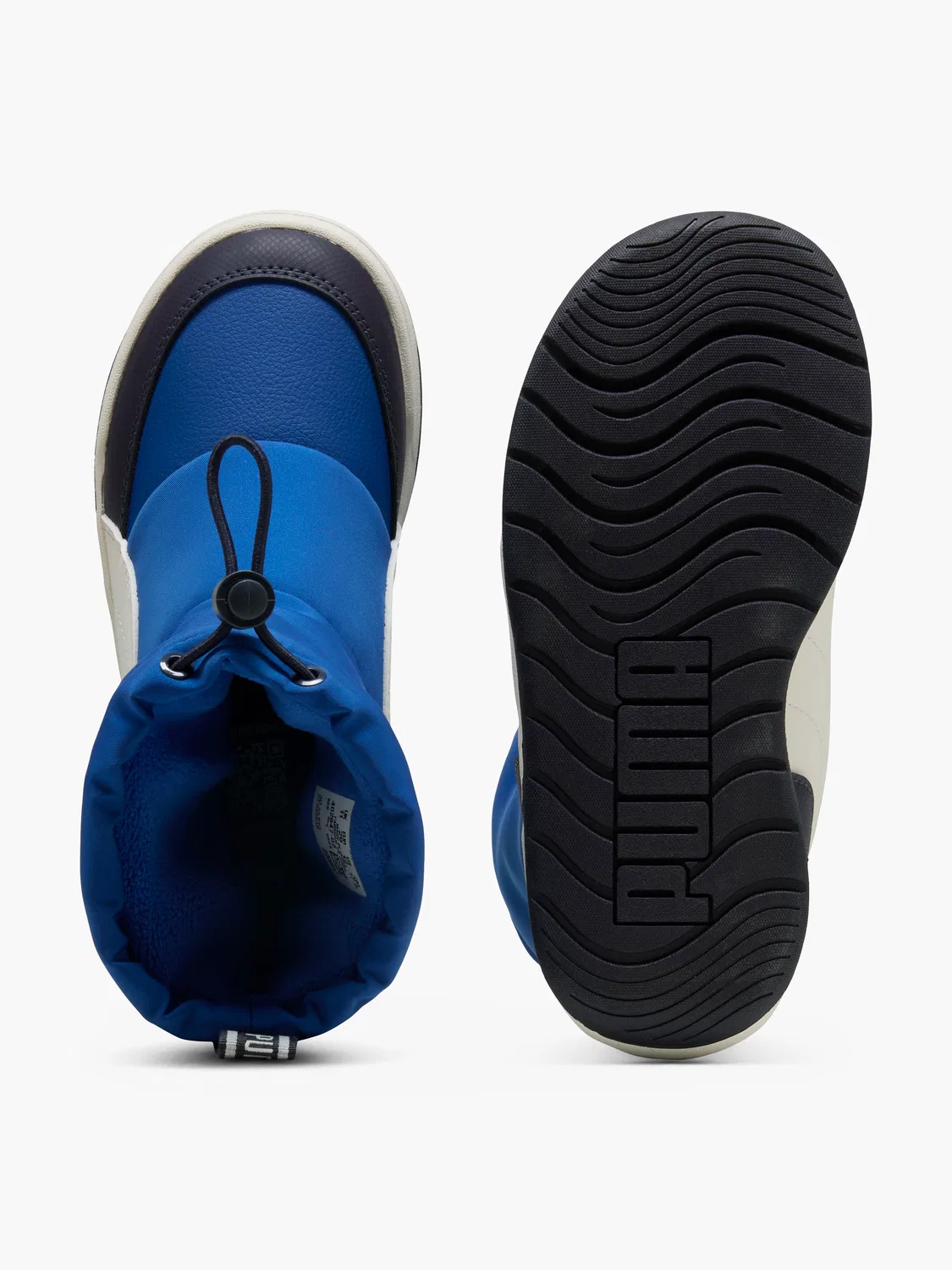 Детские зимние ботинки с быстрой шнуровкой PUMA Multiflex 2 AC PS, синий — фото 3