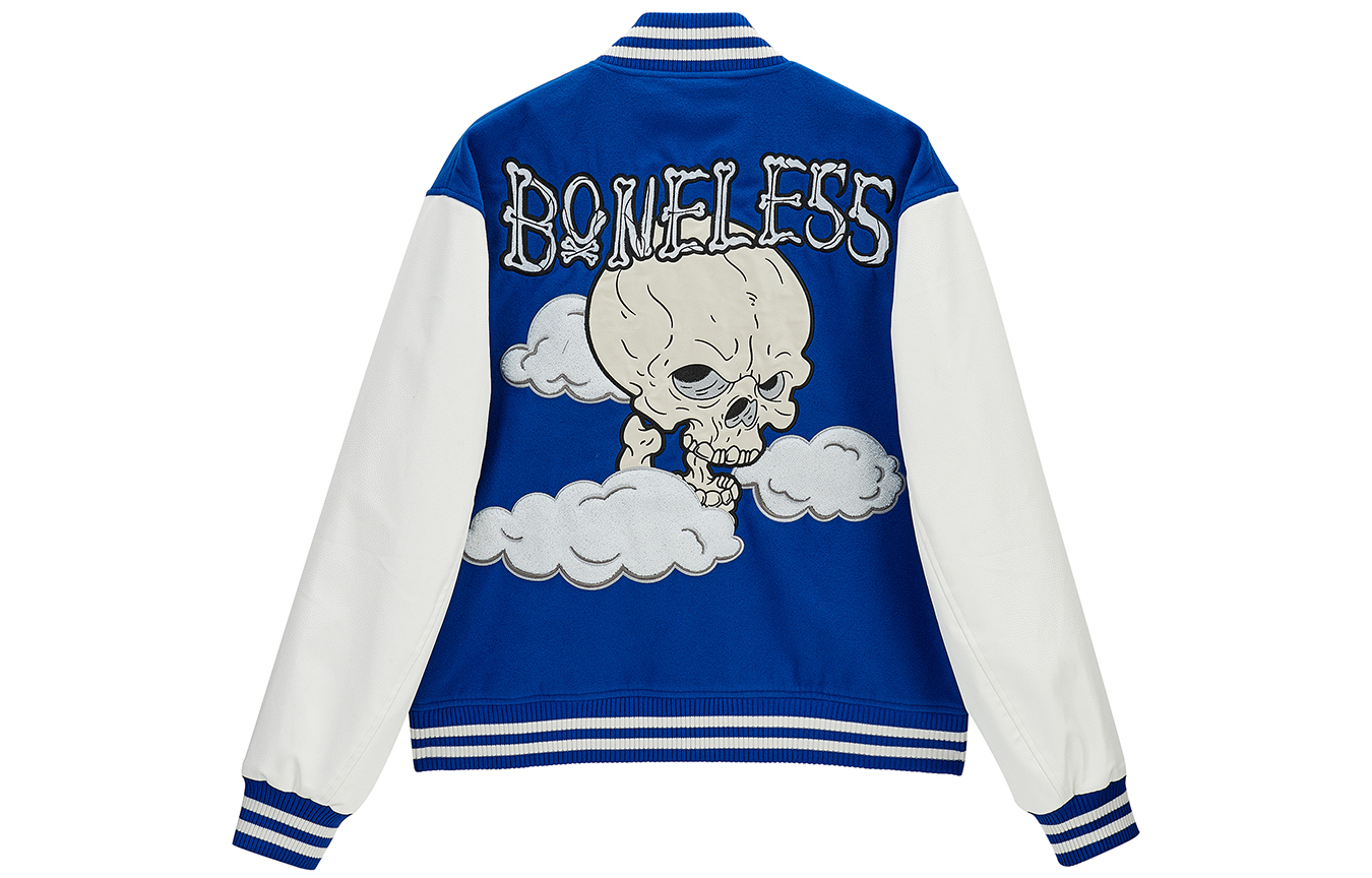 

BONELESS Скелетный принт унисекс бейсболка, Blue