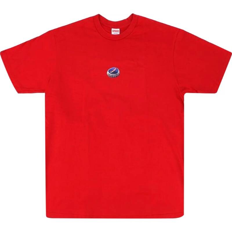 

Футболка Supreme Bottle Cap Tee, красный