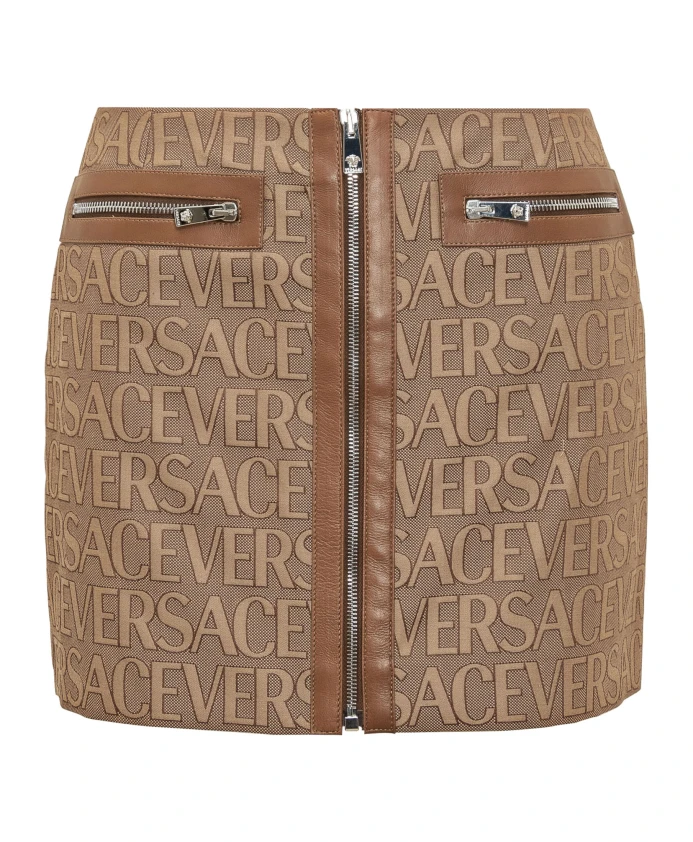 

Стильная юбка Versace, коричневый