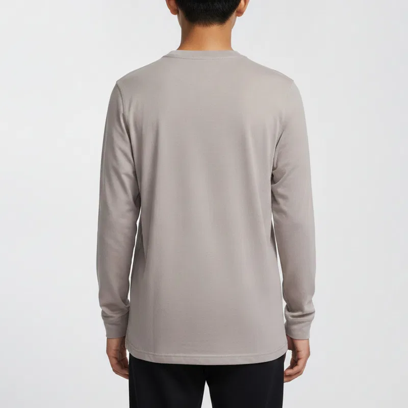 Детская футболка хлопковая Nike Crew Neck, White — фото 3