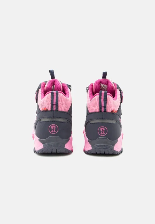 Походные ботинки средней высоты tronfjell Trollkids, Fresh Berry/Candy Pink/Graphite — фото 3