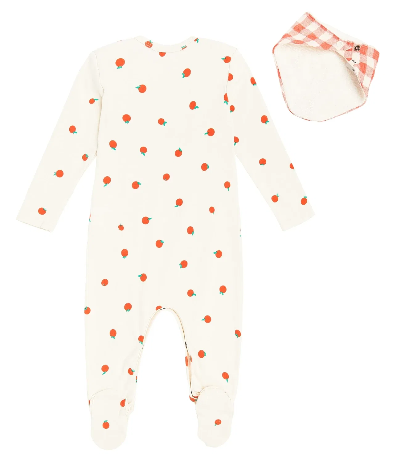 Комплект комбинезона с одеялом и слюнявчиком Baby Tomato Bobo Choses, белый — фото 4