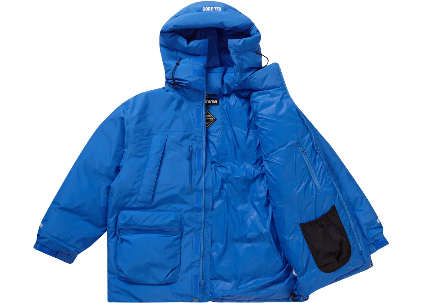 Мужской пуховик с GORE-TEX 700-Fill Down Parka (FW22) Supreme, Blue — фото 3