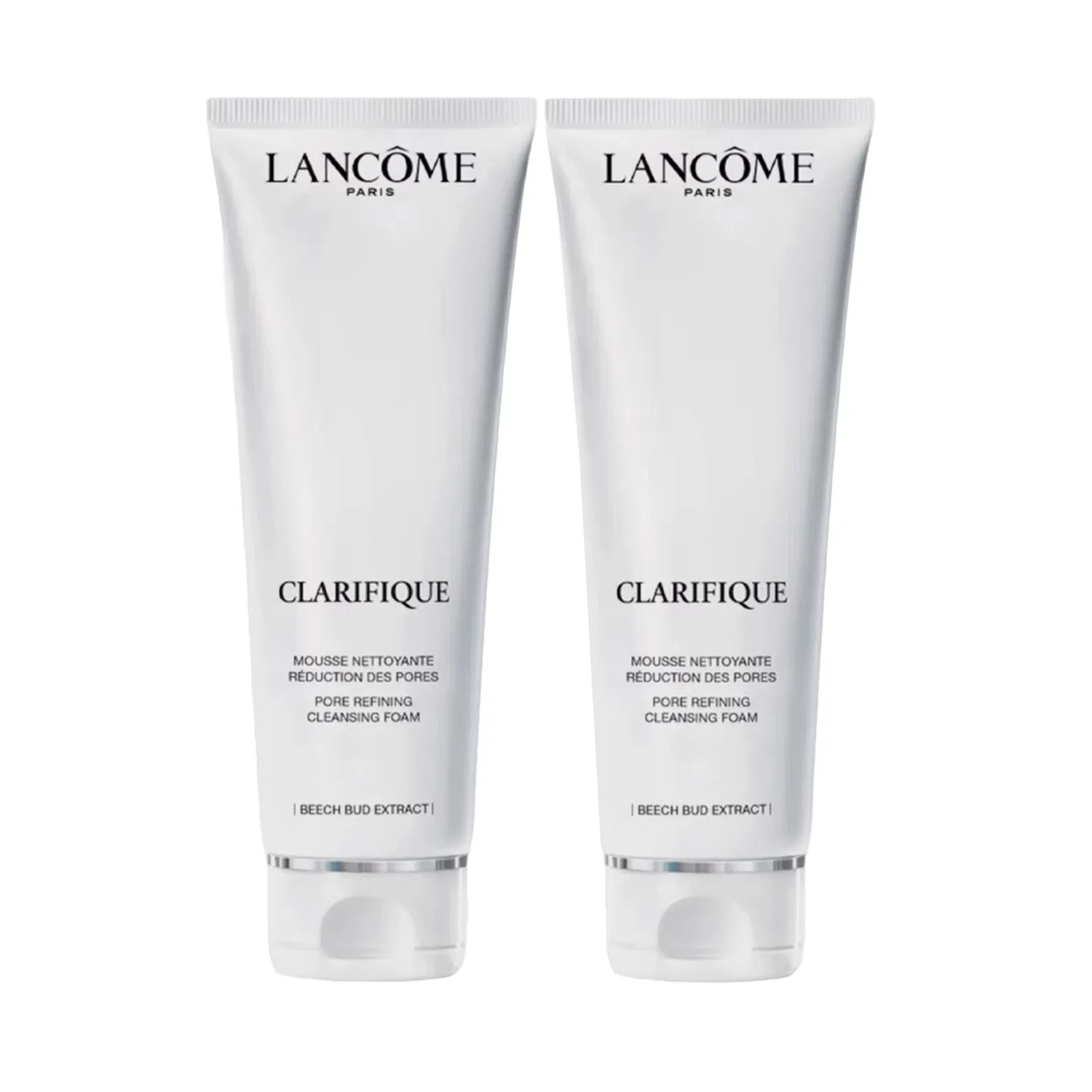 Женская очищающая пенка для лица с аминокислотами, 125 мл × 2, Aurora, LANCOME, White