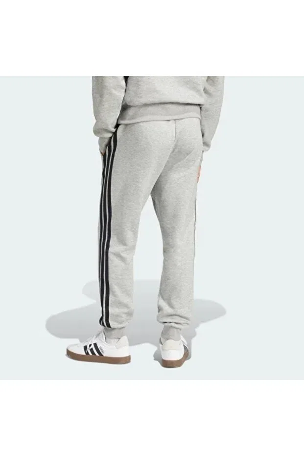 Мужские спортивные штаны из флиса с принтом Adidas, Gray — фото 2