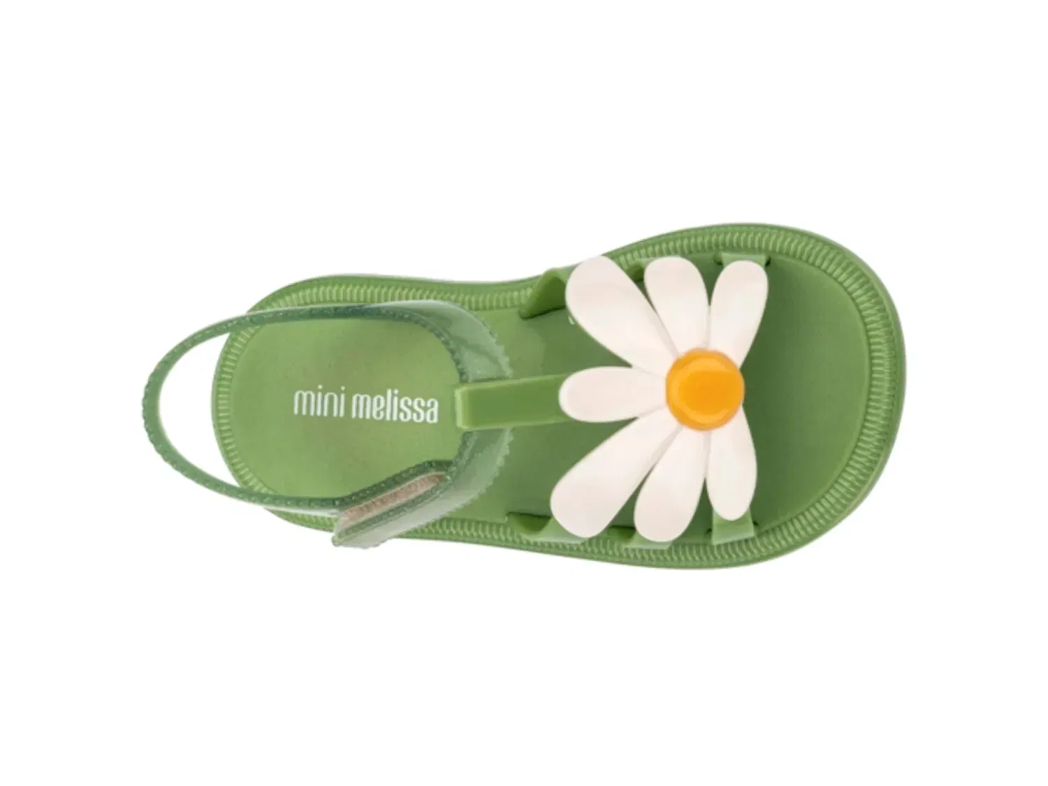 Сандалии джелли Hip Bloomy, Mini Melissa, темно-зеленый — фото 4