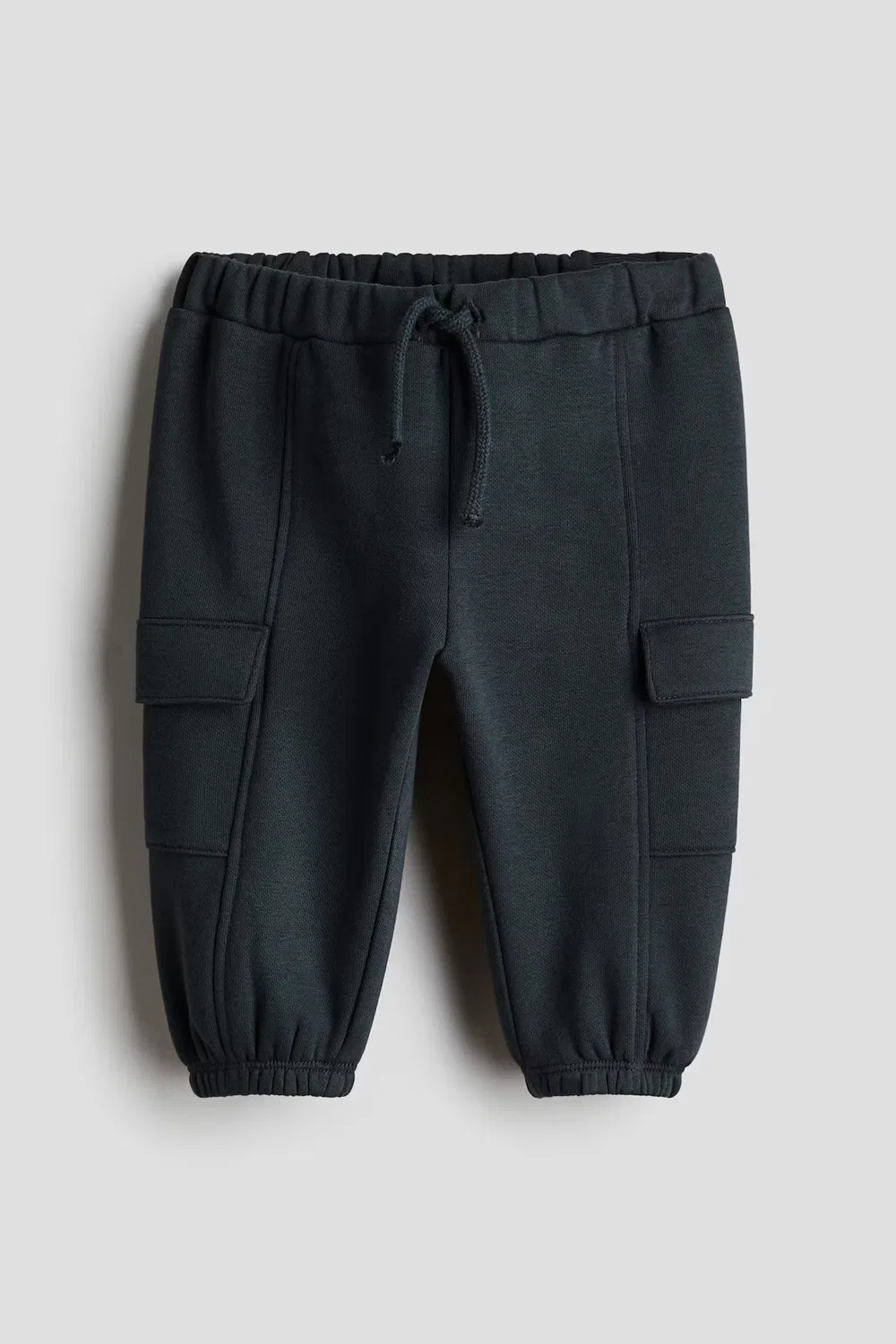 Брюки-Джоггеры в стиле карго, изготовленные из ткани для толстовок H&M, Dunkelgrau
