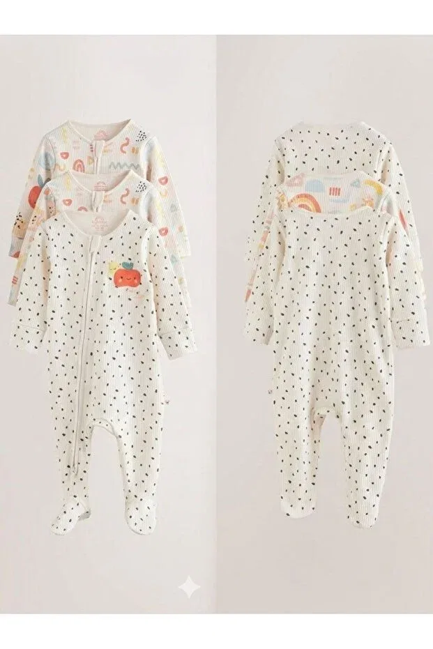 Детский комбинезон для новорожденных с принтом Rainbow Next Baby, Multicolor