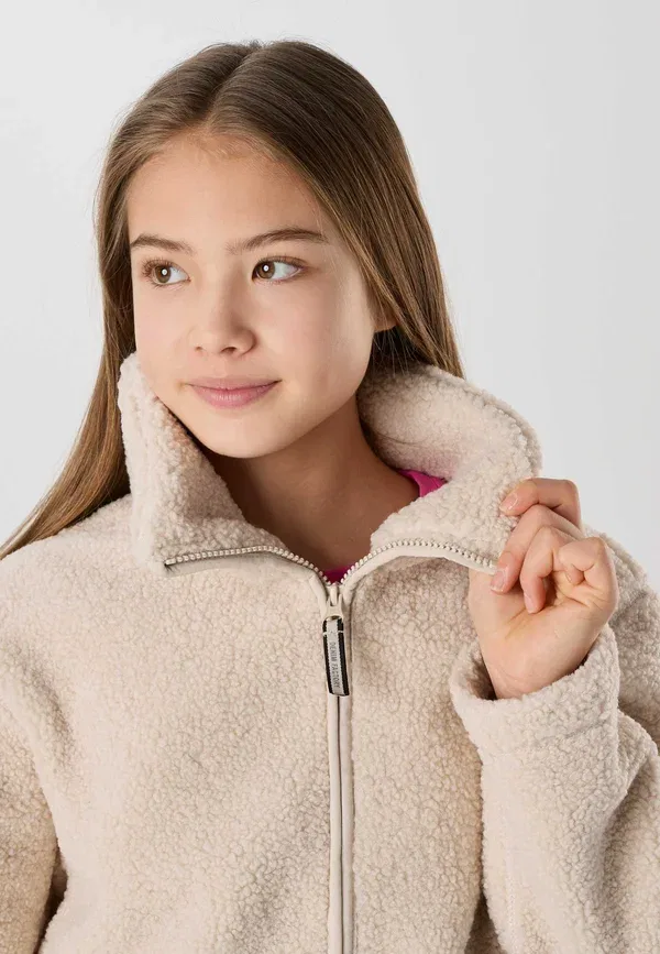 Куртка Denver pile jacket g jr унисекс - флисовая куртка Denim Factory, кремовый — фото 4