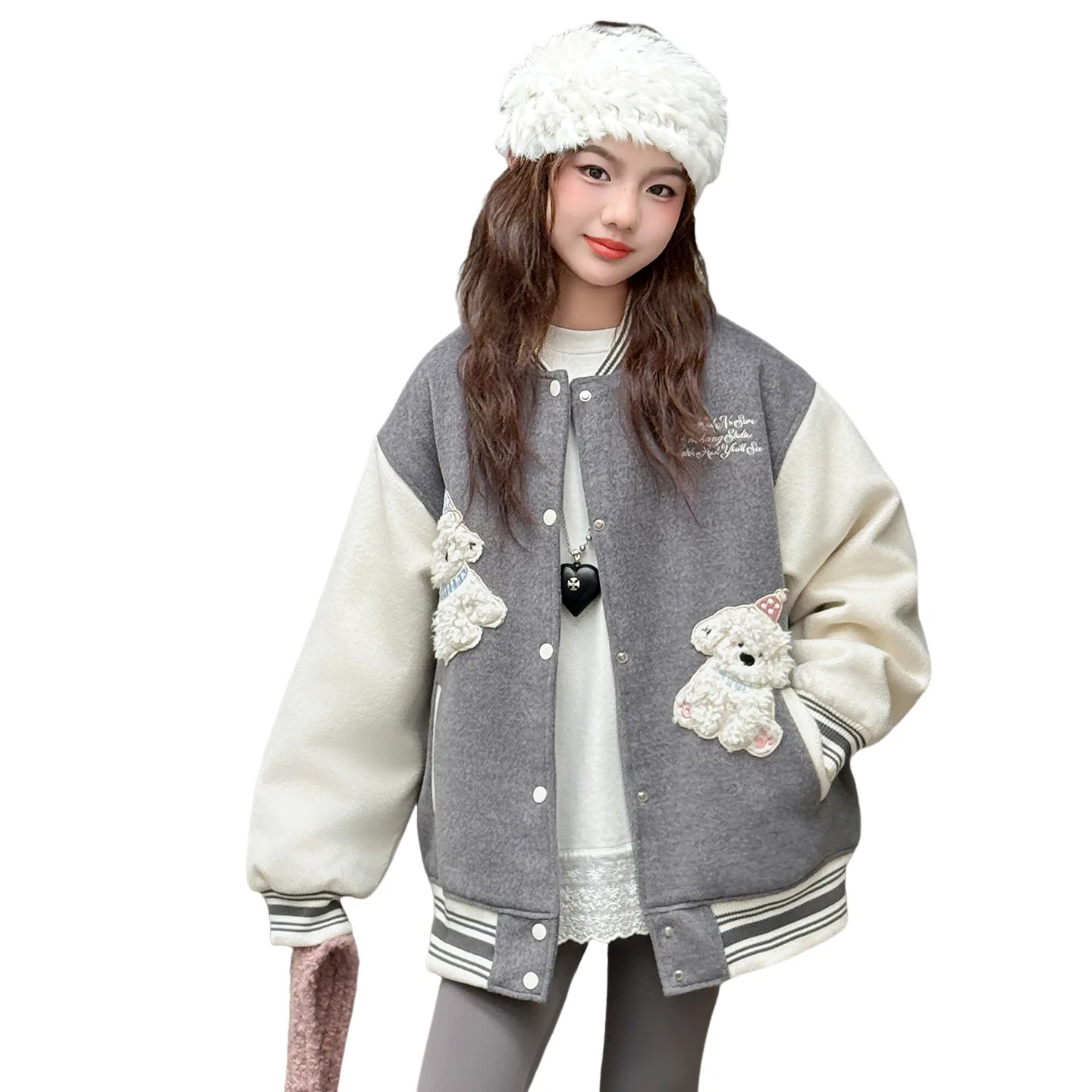 Детская бейсбольная куртка Lanza, Gray