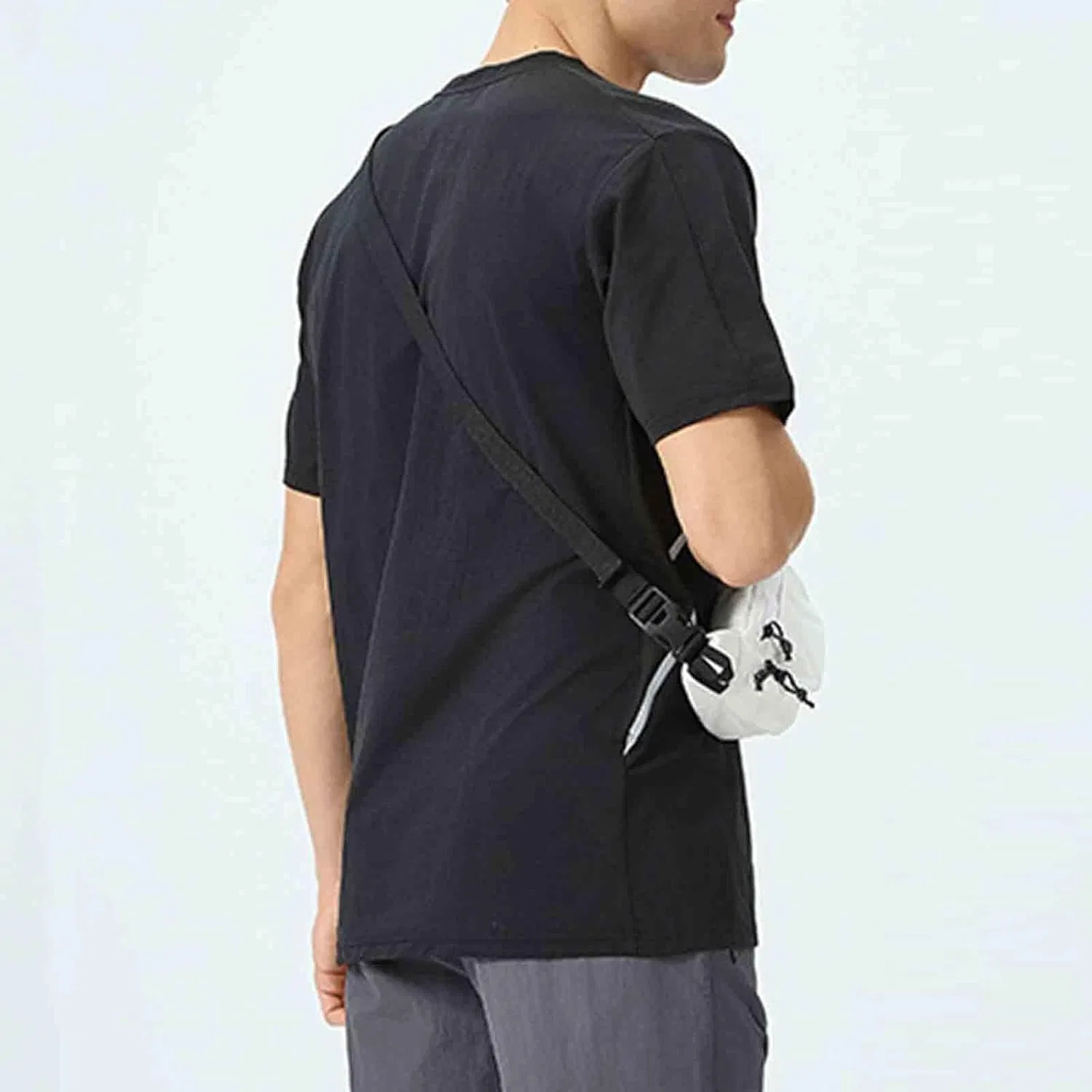 Мужская спортивная футболка для бега Athletic Running, Black-02 — фото 3