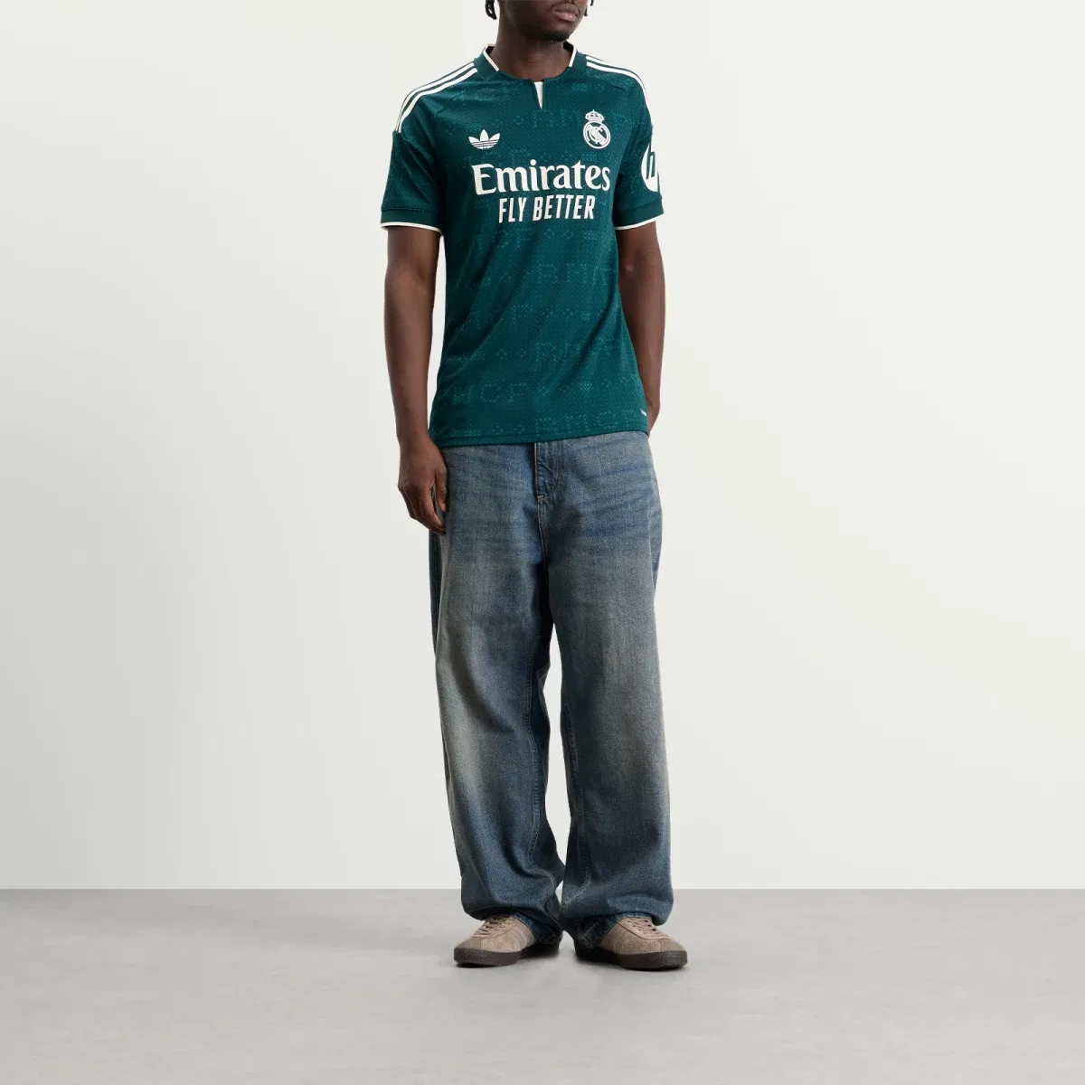 Футболка с длинным рукавом Real Madrid FC Away Jersey Adidas, Aurora Ivy — фото 4