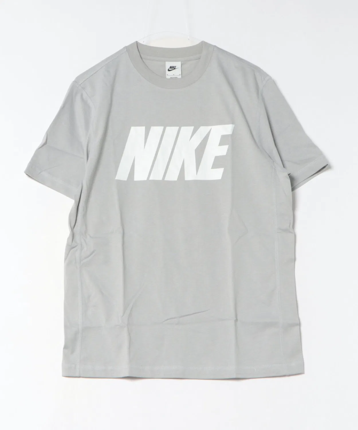 Мужская футболка с принтом Club Varsity Ss Nike, Light Grey