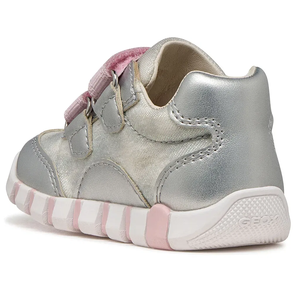 Кроссовки slip-on Geox Iupidoo, серебро — фото 3