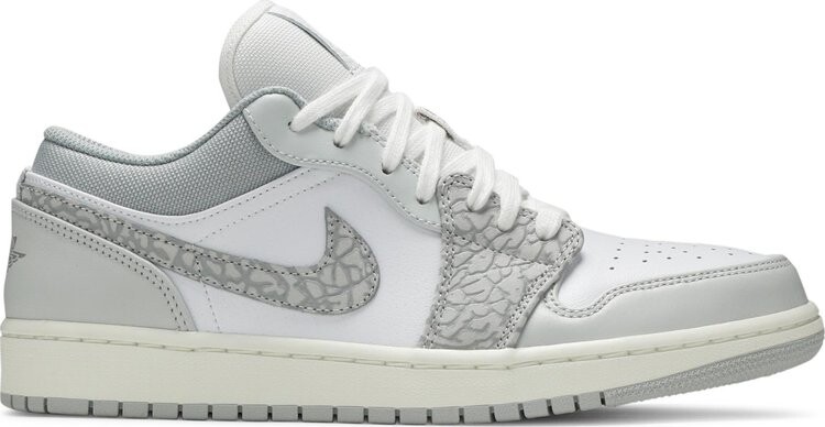 

Кроссовки Air Jordan 1 Low Premium Elephant Print, серый