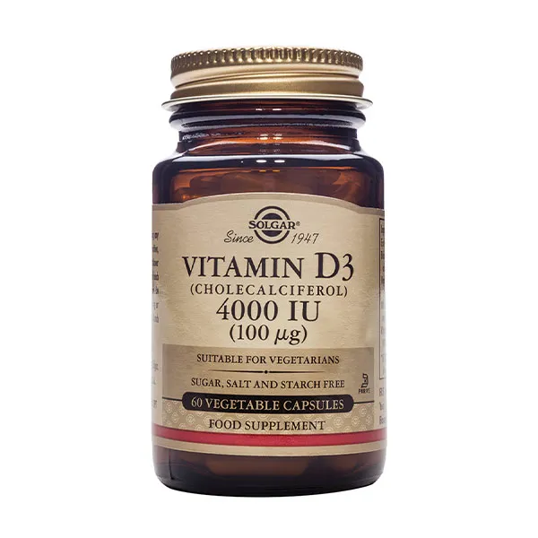 

Добавка для иммунной системы Vitamina D3 Solgar, 60 UD