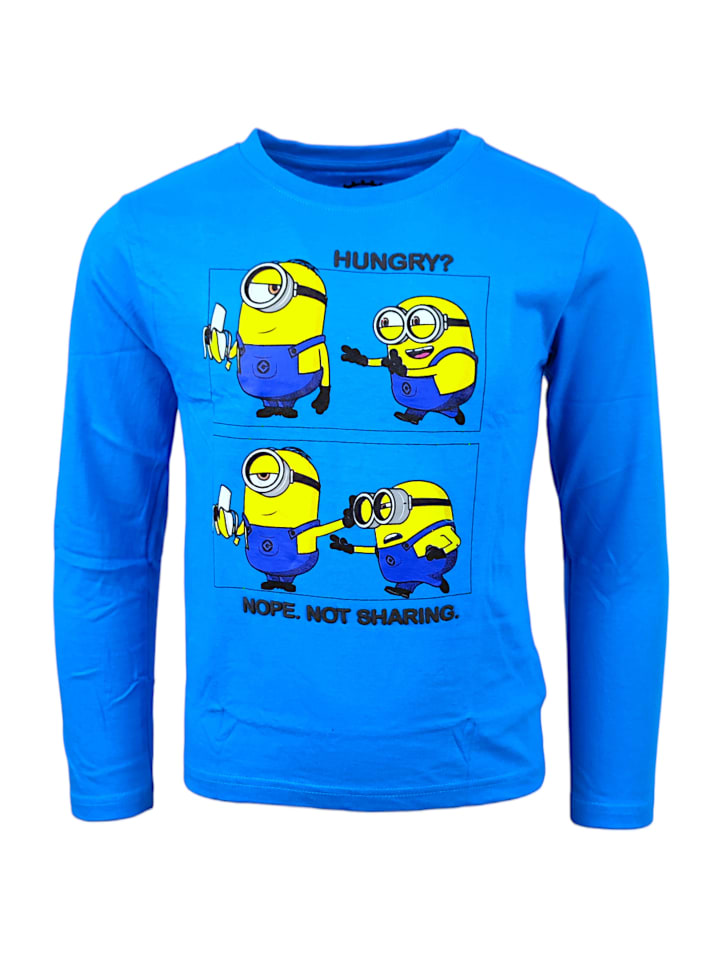 

Рубашка с длинным рукавом Minions, синий