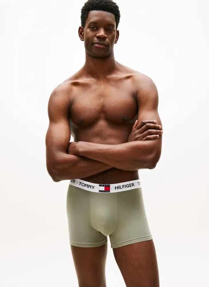 Трусы-боксеры с принтом комплект 3 шт. Tommy Hilfiger, синий — фото 4