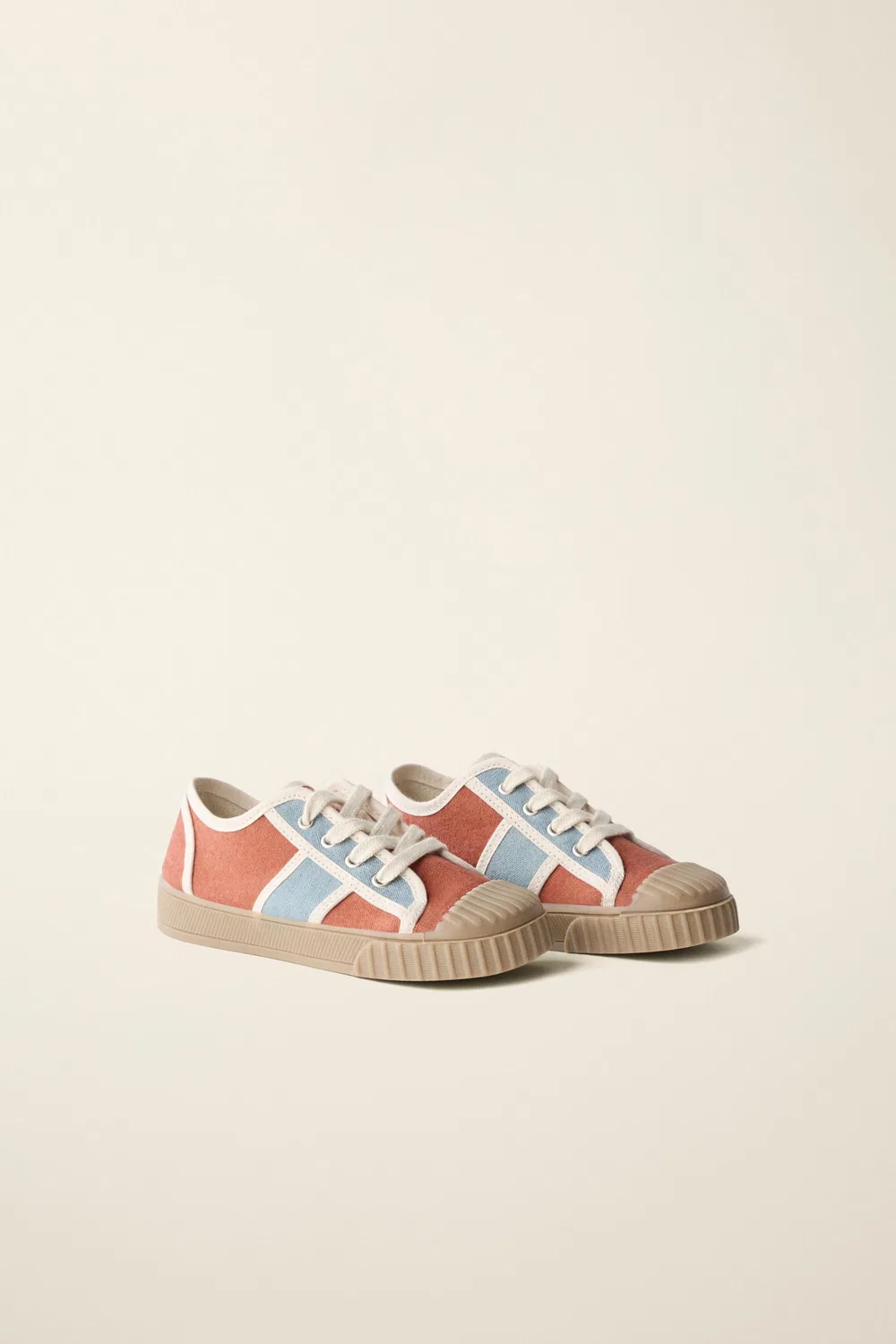 Кроссовки Caramel London X Zara, Red — фото 4