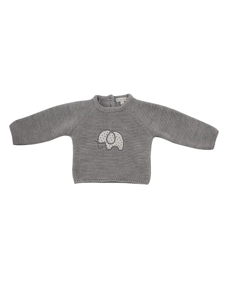 Детский свитшот с цветочным принтом The Original GE Sweater Grey Elephant, мультиколор — фото 2
