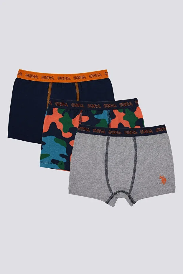 Детские боксеры для мальчиков с принтом U.S. Polo Assn., Navy Blue