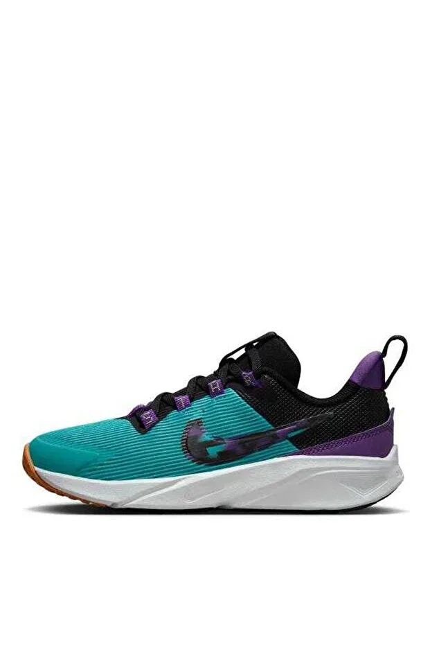 Детские кроссовки для девочек с принтом Star Runner 4 NN Nike, Green