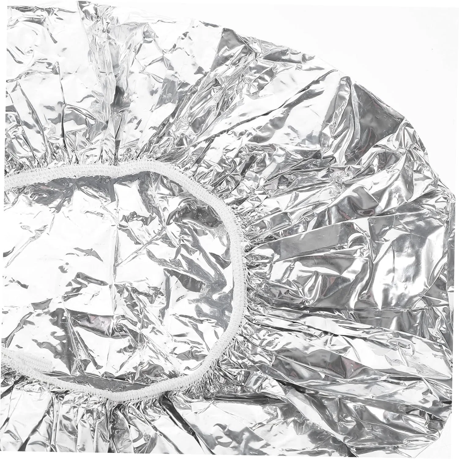 Шапочка для душа из фольги FOMIYES, 18 шт, 28x28 см, Silver — фото 3