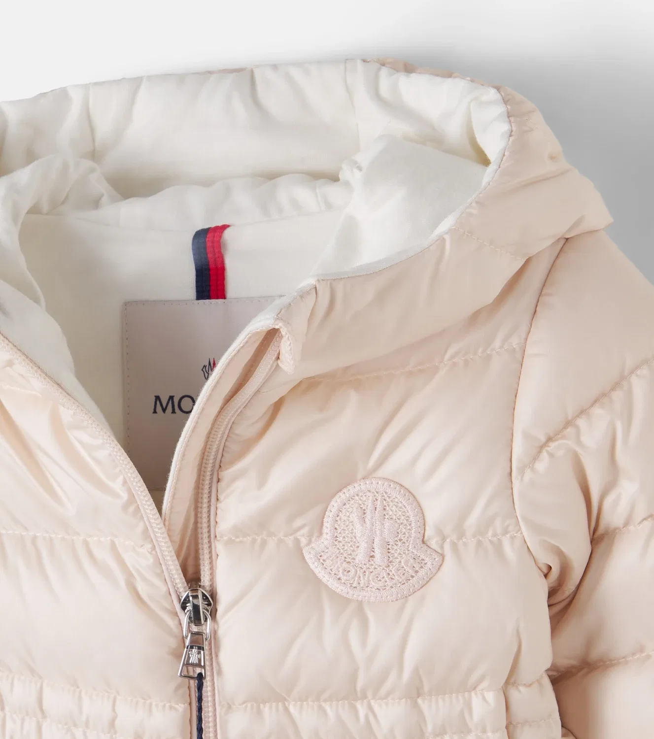 Утепленный пуховик для малышей Ylenia Moncler Enfant, розовый — фото 4