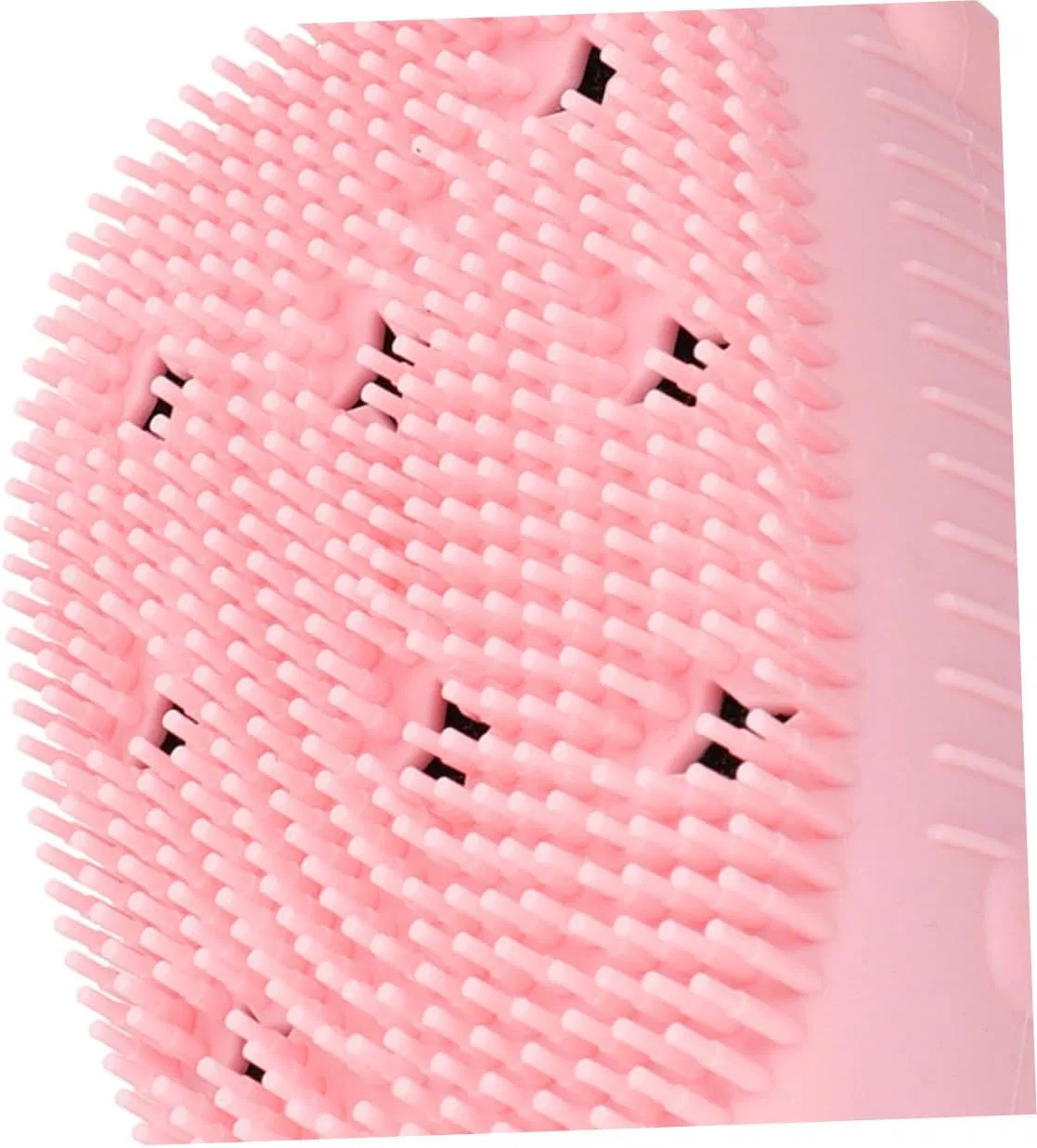 Силиконовая щетка для тела Healeved, двойная, 14 см, Pink — фото 2