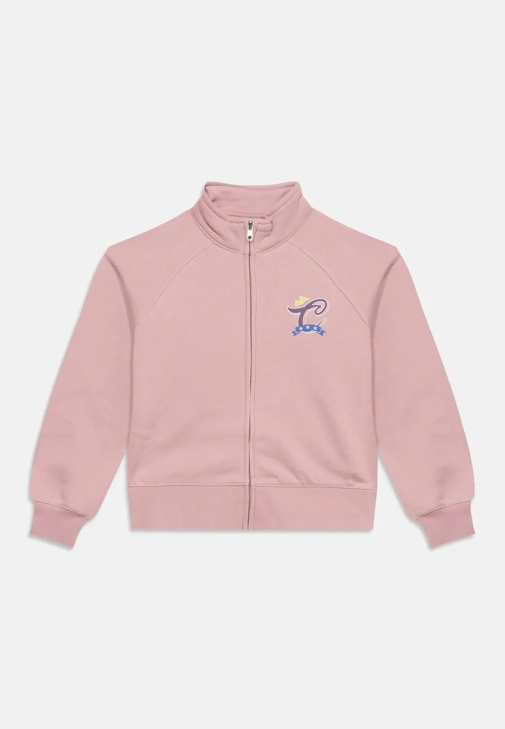 Стандартный крой - толстовка на молнии Champion, Light Pink — фото 3