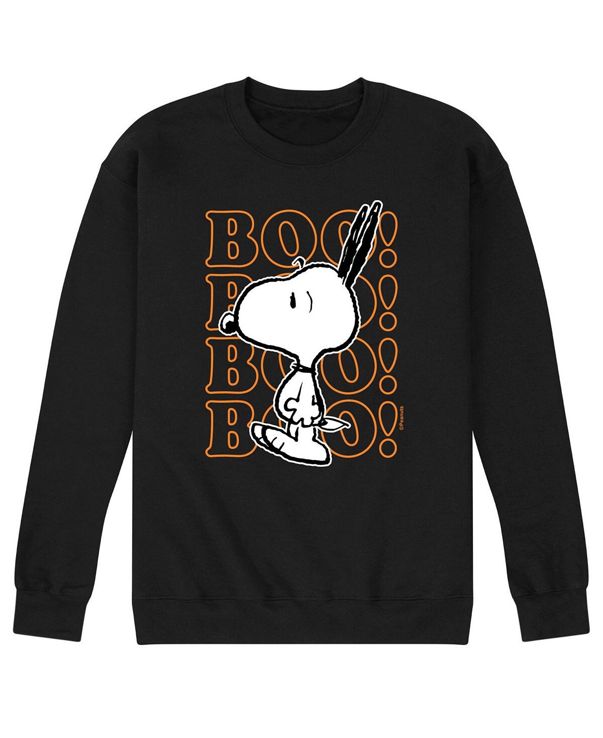 

Мужская флисовая футболка peanuts boo AIRWAVES, черный