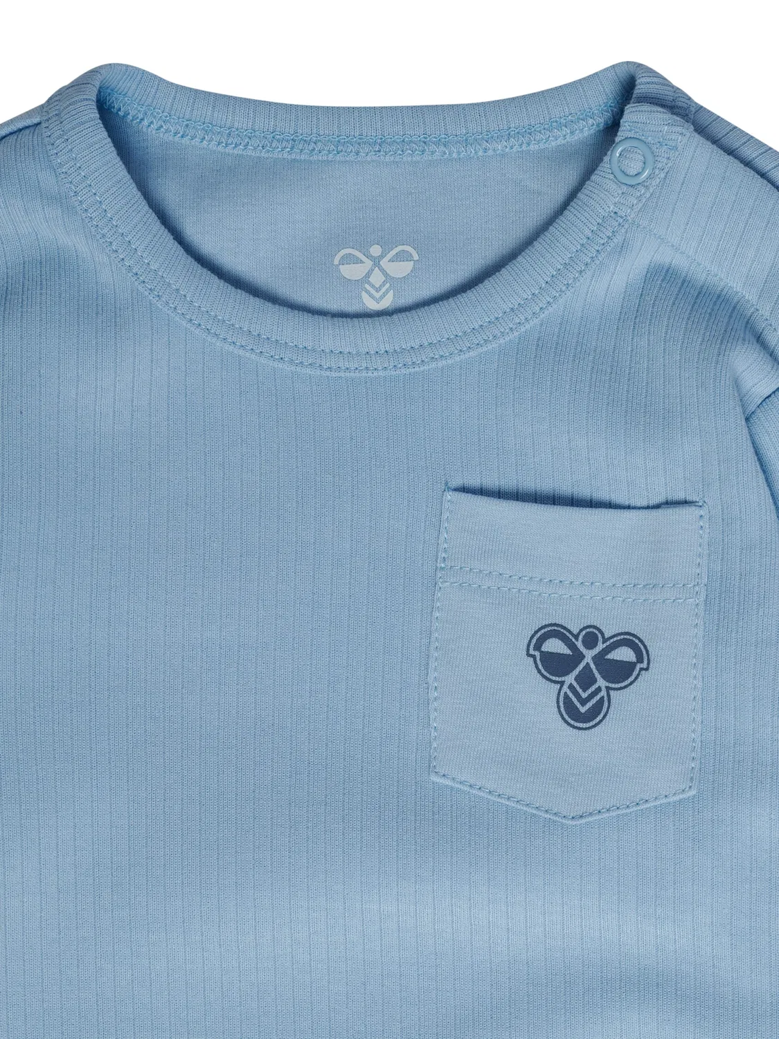 Боди-комбинезон на кнопках Hmlmini Hummel, голубой — фото 3