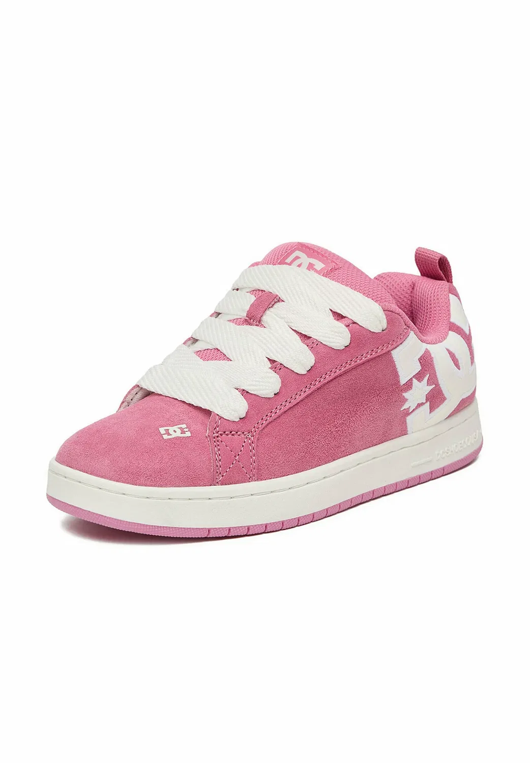 Девушка в кроссовках 5907964287094 - кроссовки Dc Shoes, Pink — фото 3