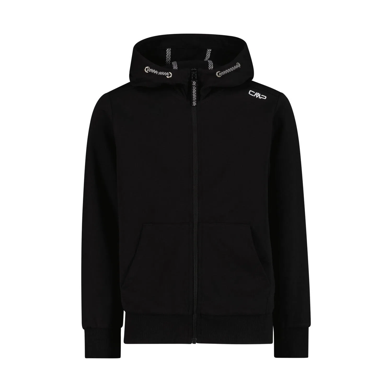Детское худи с капюшоном Kid Jacket Fix Hood Cmp, Черный